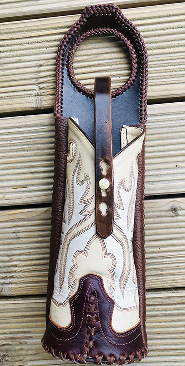 Leather Bottle Bag