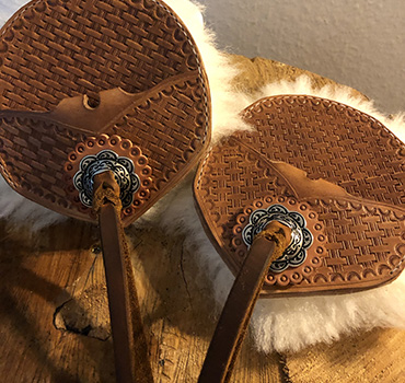 Handmade Leather Cinch Guard